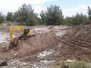 Sarma HİS Göleti yenilendi