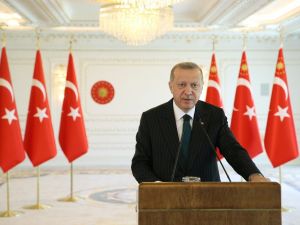 Cumhurbaşkanı Erdoğan: “Amacımız, işçilerimizin kıdem tazminatı haklarını birilerinin insafına bırakmadan, kalıcı ve garantili bir sisteme bağlamaktır”
