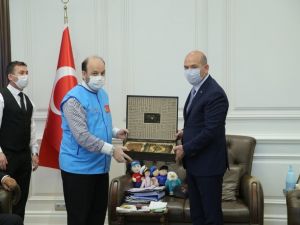 İçişleri Bakanı Soylu’dan, TDV’nin “İyilik Konutları”na destek