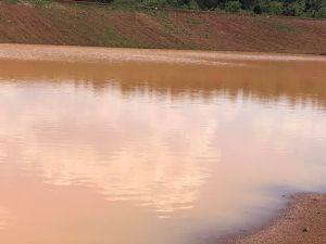 Çamırdık göleti yeniden su tutuyor