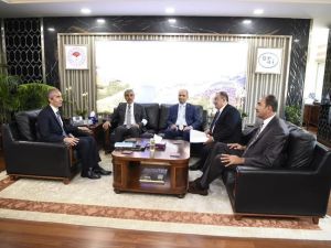 Kilis heyeti Genel Müdür Kaya Yıldız ile görüştü