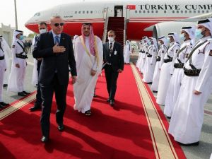 Cumhurbaşkanı Erdoğan Katar’da