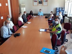 Kaymakam işçi sağlığı için toplantı yaptı