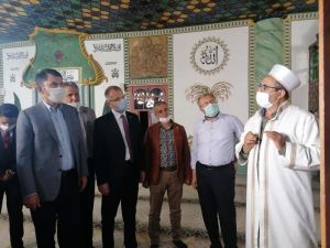 Tarihi Ulu Camii’nde incelemelerde bulundu