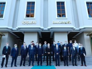Vali Ünlü, İçişleri Bakanı Soylu ile görüştü