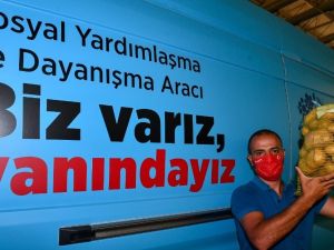Büyükşehir, üreticiden 100 ton patates aldı