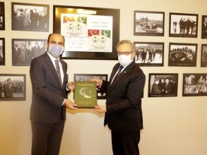Başkan Altay Pakistan’ın Ankara Büyükelçisini ziyaret etti