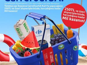 Tek seferde yapacağınız 250 TL ve üzeri alışverişler, mil kazandırıyor