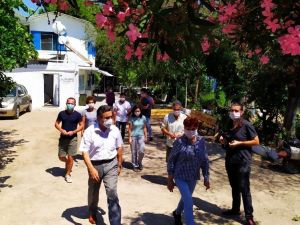 Kaymakam Yücel, Kadıkalesi kazı heyetini ziyaret etti