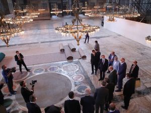 Cumhurbaşkanı Erdoğan, Taksim Camii ve AKM’de incelemelerde bulundu