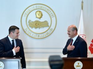 İçişleri Bakanı Soylu, Malta İçişleri Bakanı Camilleri ile bir araya geldi