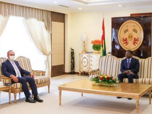 Dışişleri Bakanı Çavuşoğlu, Togo Cumhurbaşkanı Gnassingbé ile görüştü