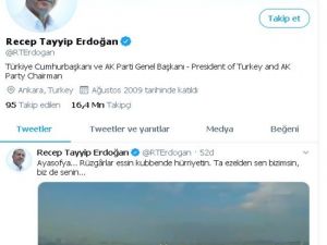 Cumhurbaşkanı Erdoğan’dan “Ayasofya” paylaşımı