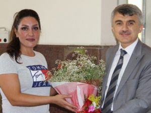 Rektör Uysal, TÖMER öğrenci buluşmalarına katıldı