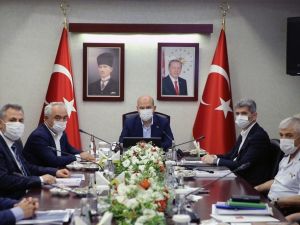 Bakan Soylu’nun başkanlığındaki güvenlik toplantısı sona erdi