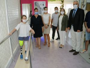 Aylin’in protez bacak sevinci