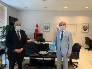 Türk Eğitim-Sen Genel Başkanı Geylan’dan YÖK Başkanı Saraç’a ziyaret