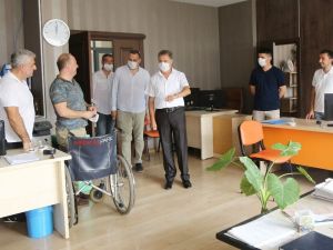 Başkan Deveci çalışma arkadaşları ile bayramlaştı