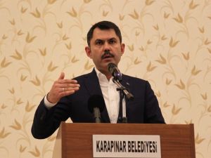 Bakan Kurum: “Su kaynaklarımız kuruma tehlikesiyle karşı karşıya”