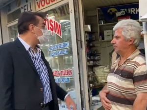 Aydemir esnafın nabzını tuttu