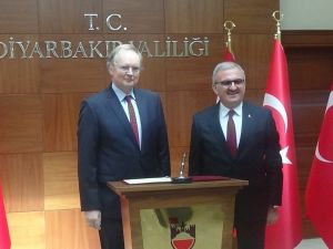 AB Türkiye Delegasyonu Başkanı Berger’den Vali Karaloğlu’na ziyaret