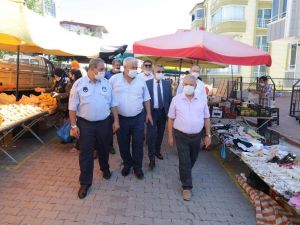 Başkan Demirtaş semt pazarlarını denetledi