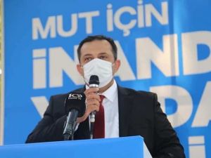AK Parti Mut İlçe Başkanı Soner Solak güven tazeledi