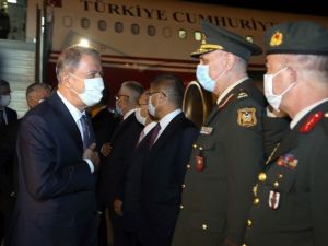 Milli Savunma Bakanı Akar, Azerbaycan Cumhurbaşkanı Aliyev ile görüşecek