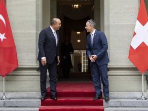 Bakan Çavuşoğlu, İsviçre Dışişleri Bakanı Cassis ile görüştü