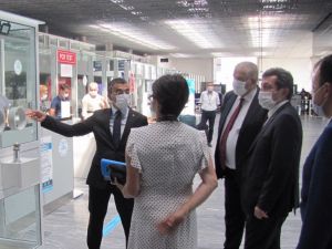 Vali Tavlı’dan havalimanlarında Covid-19 denetimi