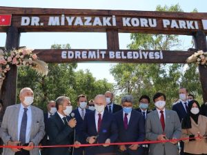 Bakanı Karaismailoğlu, Dr. Miyazaki Koru’nun isminin verildiği parkın açılışını yaptı