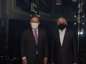 Bakan Çavuşoğlu, eski Dominik Cumhuriyeti Dışişleri Bakanı Vargas’la görüştü