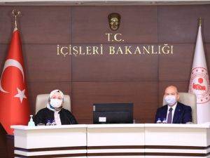 Bakanlar Selçuk ve Soylu’dan kadına yönelik şiddetle mücadele toplantısı