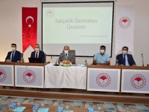 Manisa’da domateste yaşanan sıkıntı masaya yatırıldı