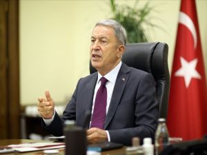 Milli Savunma Bakanı Akar ve yönetim kademesi bir araya geldi