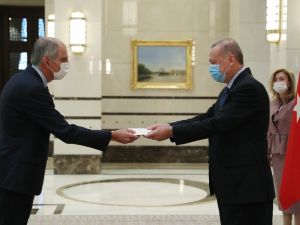 Cumhurbaşkanı Erdoğan, Fransa Büyükelçisini kabul etti