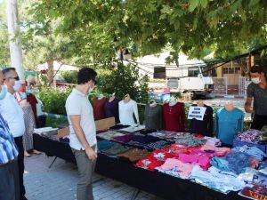 Kaymakam Karadağ’dan köy pazarında Korona virüs denetimi