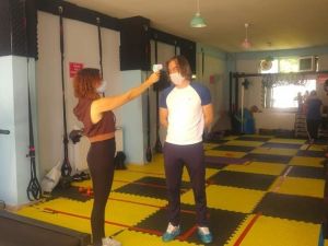 Spor salonlarına Covid-19 denetimi