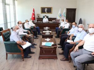 Kaymakam Beşikci muhtarlarla bir araya geldi