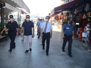 Kuşadası’nda korona virüs denetimleri aralıksız sürüyor