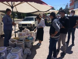 Dumlupınar pazarında sıkı denetim