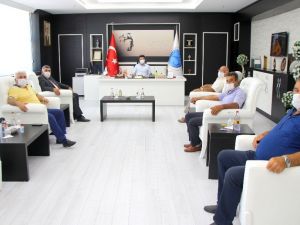 CHP Kilis İl Yönetimi Rektör Karacoşkun’la bir araya geldi