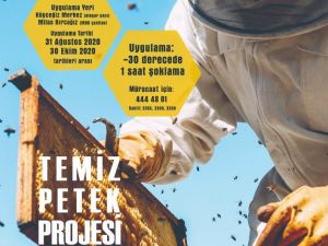 Büyükşehir’den ‘Güvesiz Petek Güvenli Bal İçin Temiz Petek’ Projesi