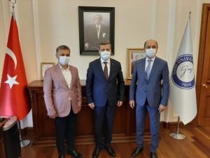 Türk Eğitim-Sen Genel Başkanı Geylan’dan Rektör Yıldız’a ziyaret