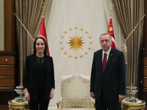 Cumhurbaşkanı Erdoğan, Gabriela Cuevas Barron’u kabul etti