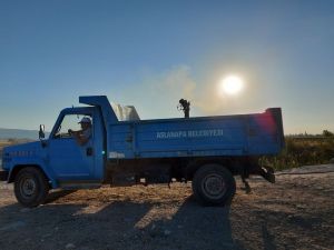 Aslanapa’da haşere mücadelesi