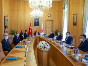 TBMM Başkanı Şentop, AİHM Başkanı Spano ile görüştü