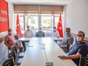 Başkan Özkan’dan MHP ilçe teşkilatına ziyaret
