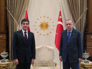Cumhurbaşkanı Erdoğan IKBY Başkanı Barzani’yi kabul etti