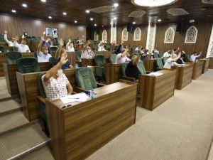 Yeni hizmet binasında ilk meclis toplantısı